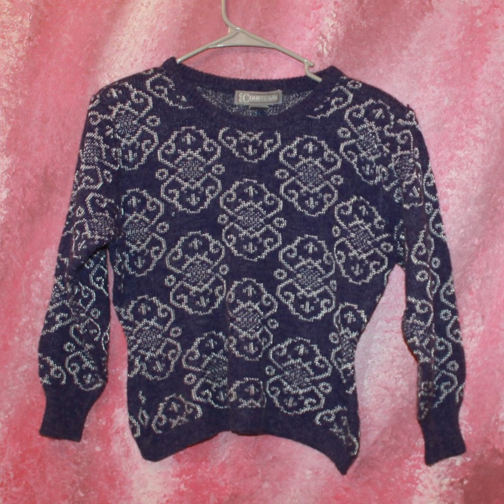 CLOSET CLOSING, last weekeend!! 3 Piece Purple Knit sweater suit